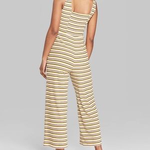 Wild Fable Striped Jumpsuit Romper Square Neck